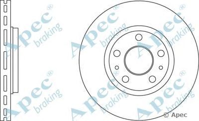 APEC BRAKING dsk2677 -  Тормозной диск